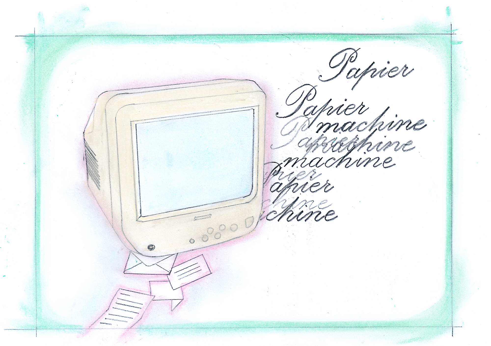 Papier machine - Bétonsalon