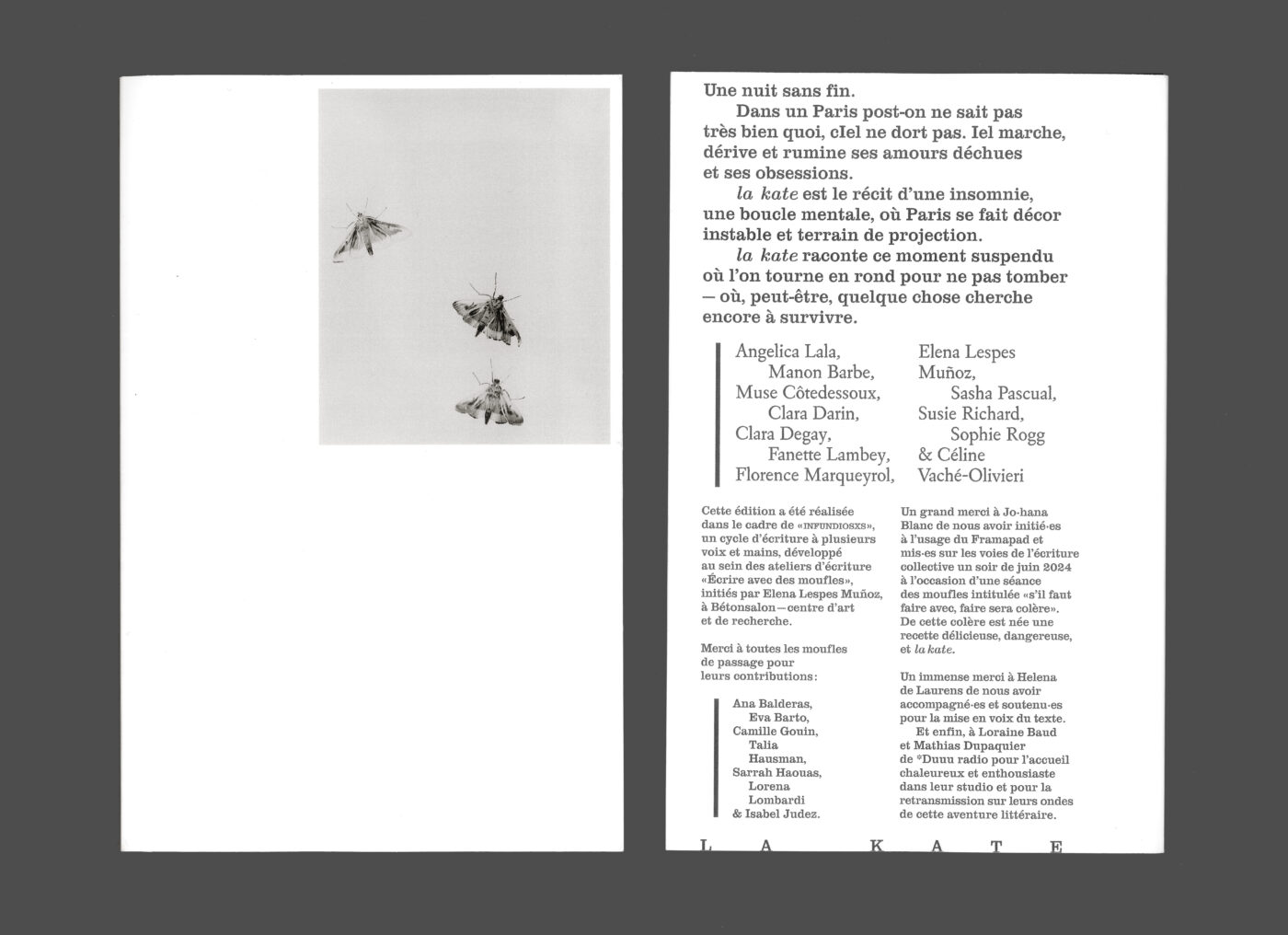 la kate - Bétonsalon