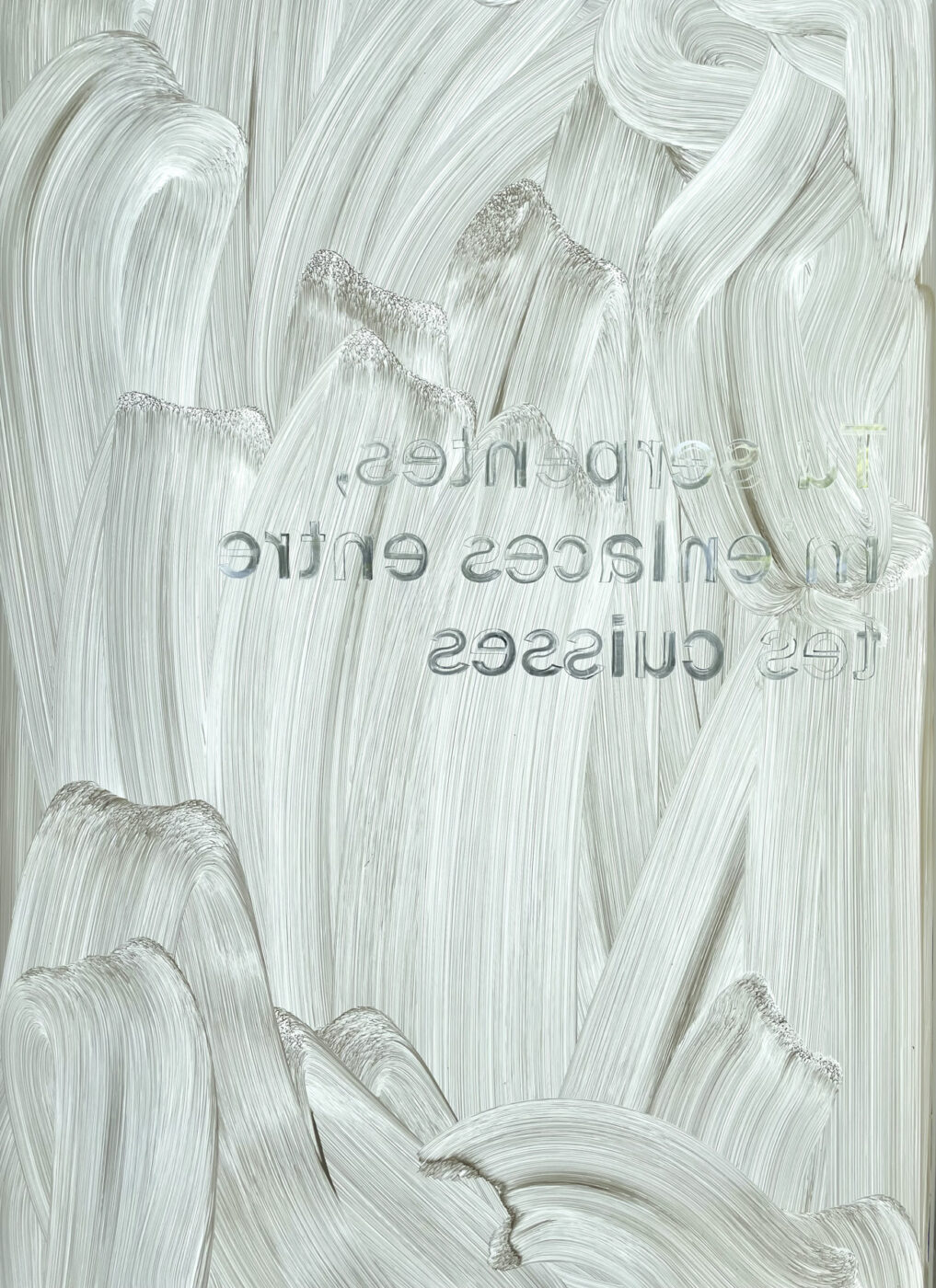 Finissage du poème de Léa Cuenin - Bétonsalon